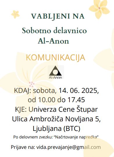 Sobotna delavnica Komunikacija Osnovni podatki